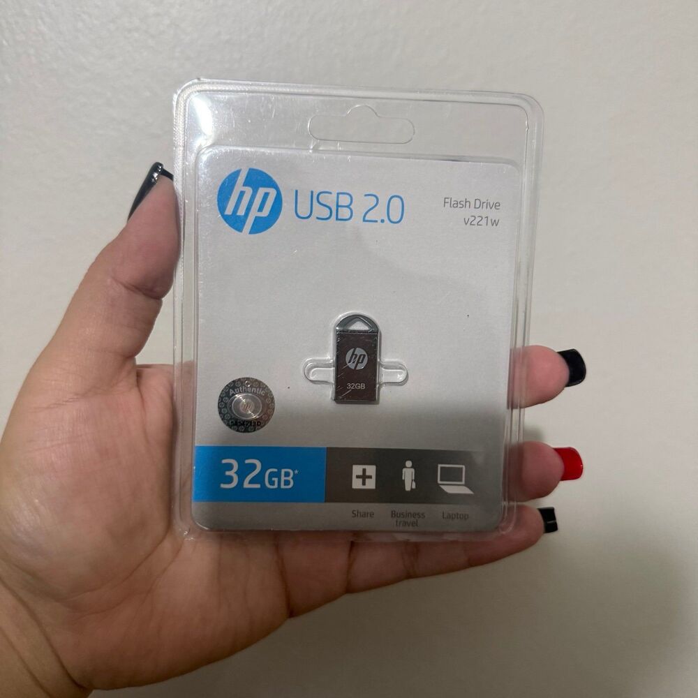 HP USB 2.0 32GB Flash Drive v221w Storage Drive Stick Free